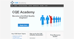 Desktop Screenshot of cqeacademy.com